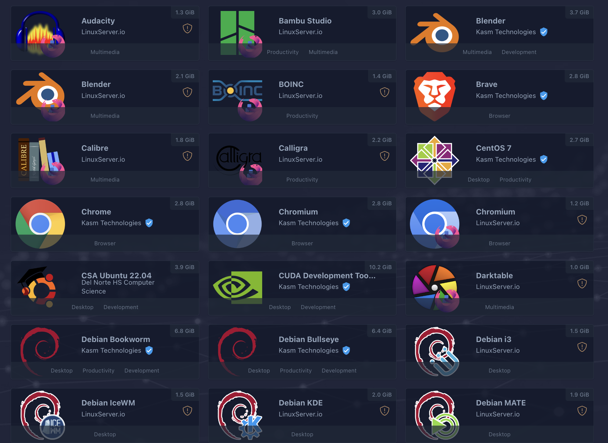 Kasm Workspaces | Nighthawk Pages